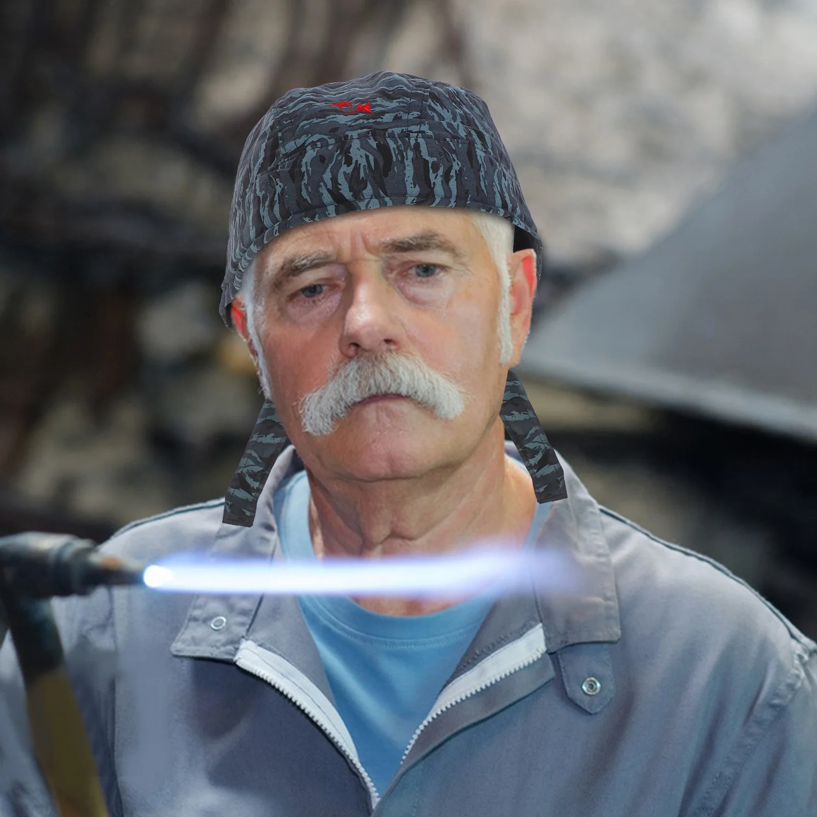 

Flame Retardant Welding Cap Breathable Fireproof Headwear for Welders Sweat Absorbing Adjustable Safety Gear for Men Women