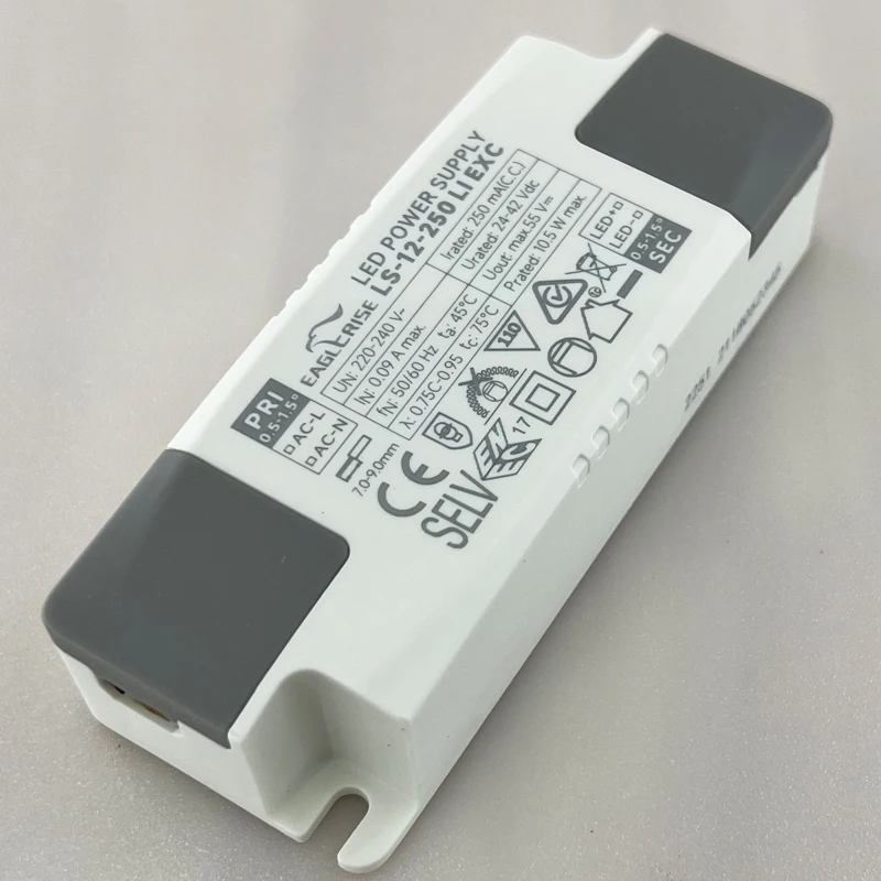 12W ballast LED control device downlight constant current drive power supply Driver 350ma CCC