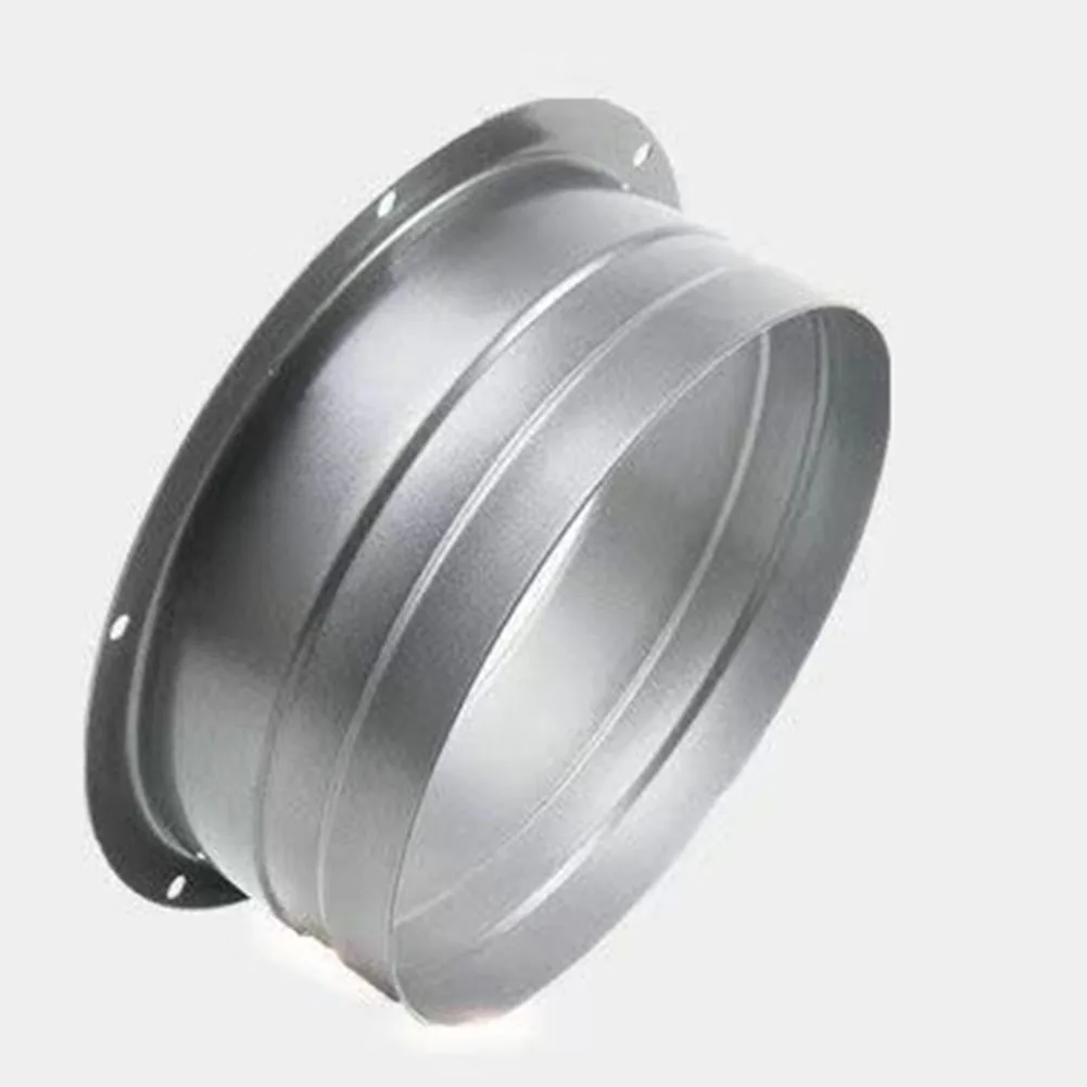

1PC Round Bottom Flange Metal Flange Vent Pipe Adapter For Efficient Indoor & Outdoor Replacement Ventilation System Accessories