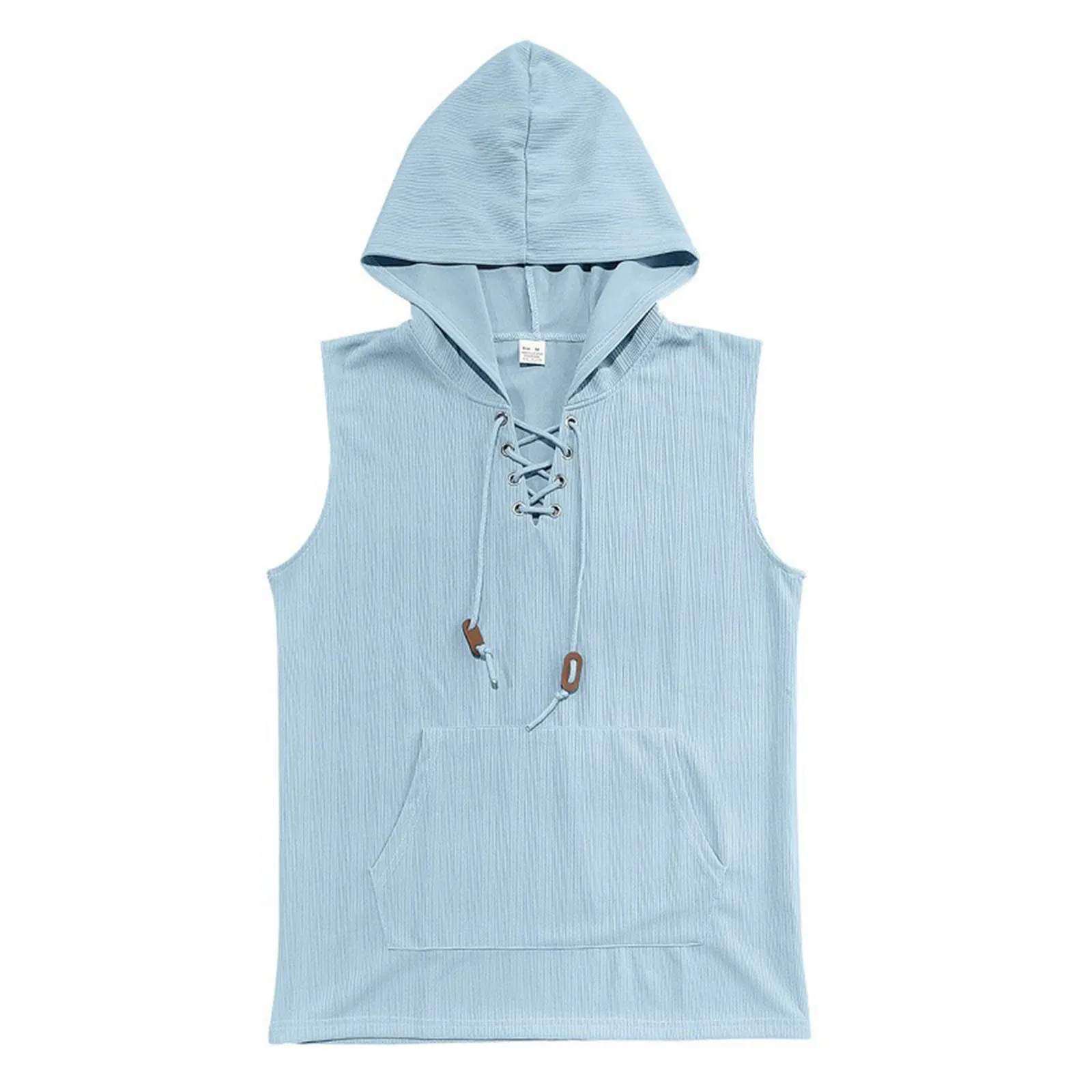 

Men Medieval Viking Pirate Jacquard Hooded Sleeveless Inner Top, Halloween Carnival Stage Cosplay Costume