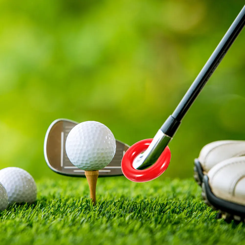 

2 шт. круглых утяжеленных колец для гольфа, тренажер для отработки свинга для начинающих и профессионалов, улучшающий ощущение и контроль при свинге, принадлежности для гольфа