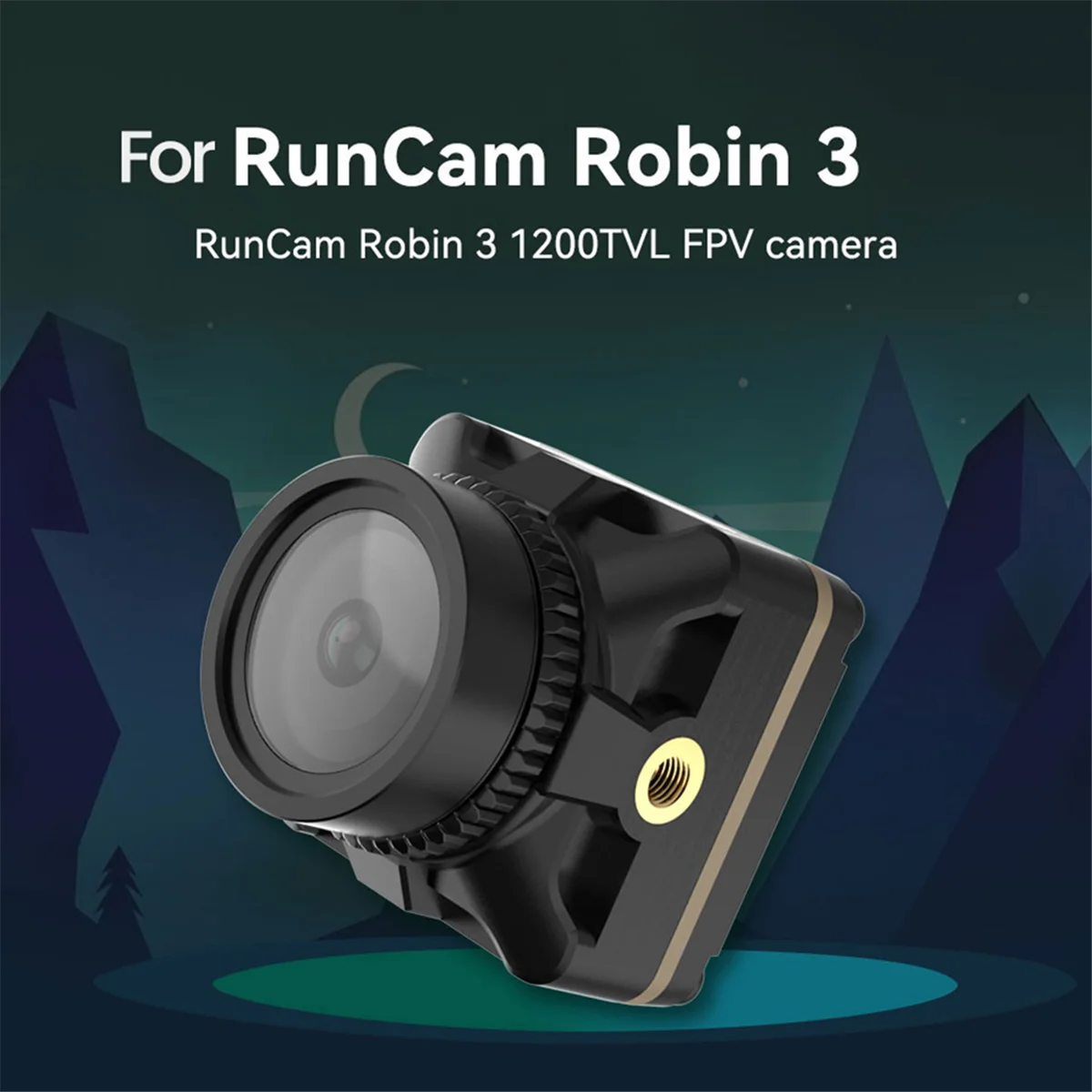 For RunCam Robin 3 1200TVL FPV Camera 1/3inch CMOS for RC FPV Racing Drone Quadcopter Model