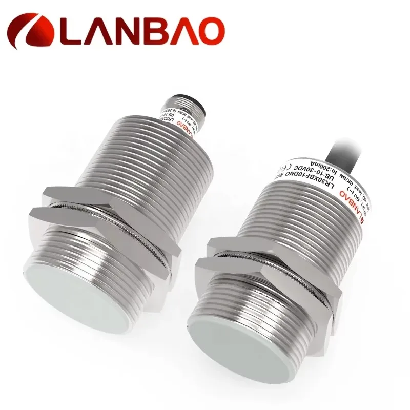 15mm IP67 M30 Inductive Proximity Sensor NPN NC Rotation Speed Monitor with 2m PVC Cable