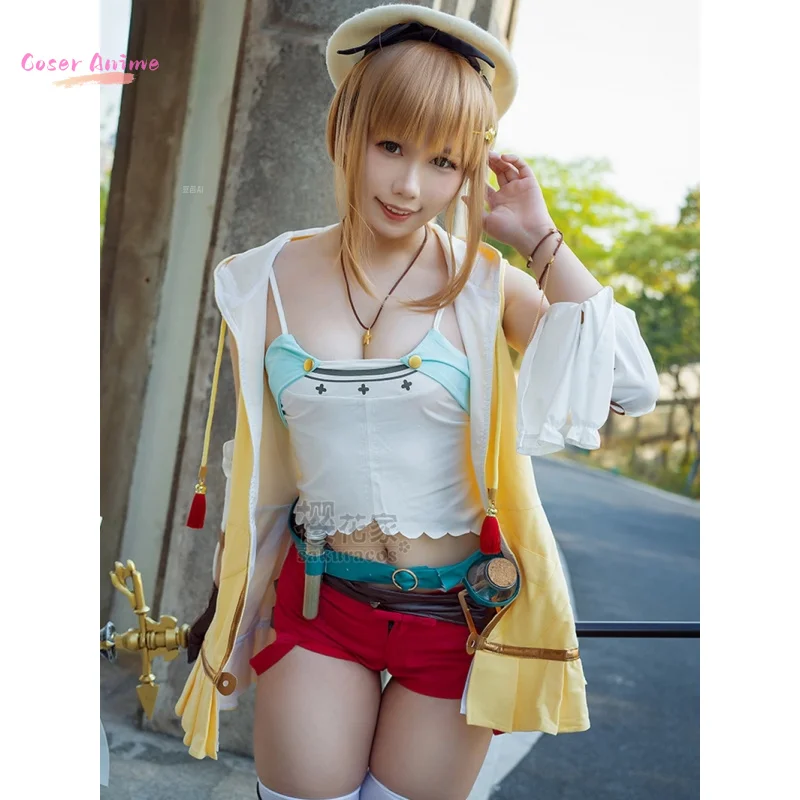 Juego Anime Atelier Ryza Ryza Cosplay disfraz uniforme Halloween carnaval fiesta Navidad juego ropa de rol