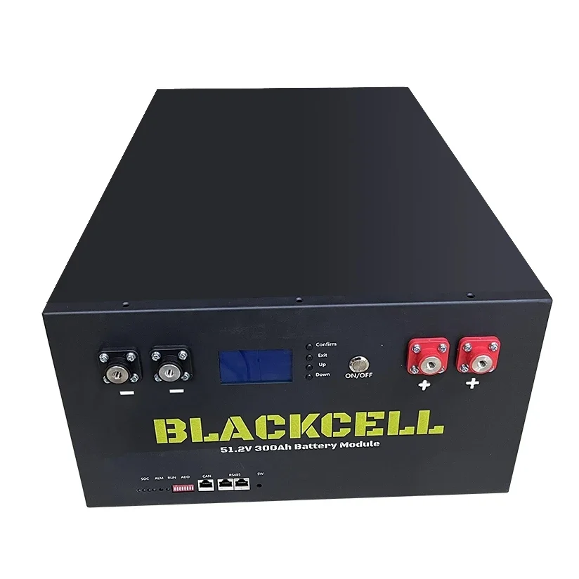 BLACKCELL DIY voor 16s 51.2v 280ah 230ah 302ah 320ah Lifepo4 Batterij Metalen Lege Doos/case zonnepaneel met Seplos 16s 200A Bms