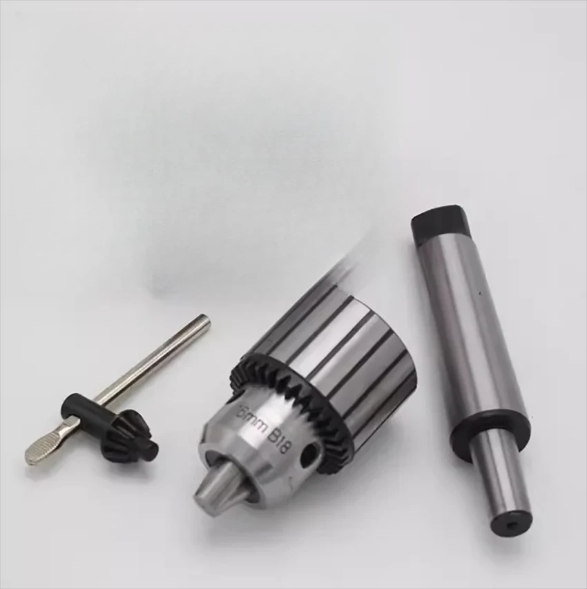 Wrench Drill Chuck With Lathe Taper Handle 1 To 13mm Connecting Rod For Bench Drill 3 To 16mm Drilling Equipment