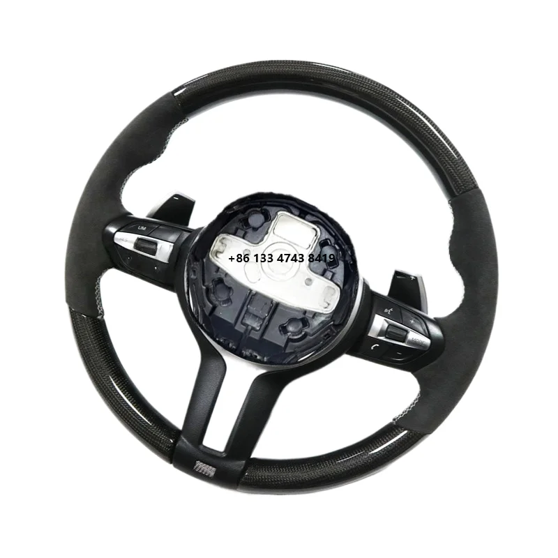

High quality carbon fiber steering wheel for 1-5 series and X1 - Good grip and heat resistance