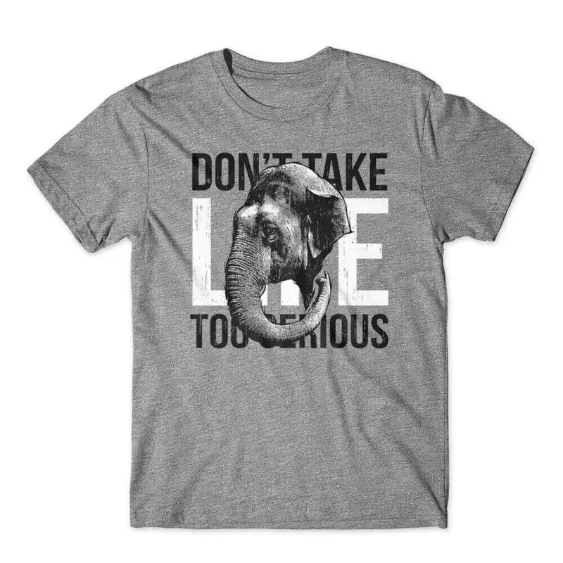 T-shirt Elephant3 Serious 100 coton Premium NOUVEAU