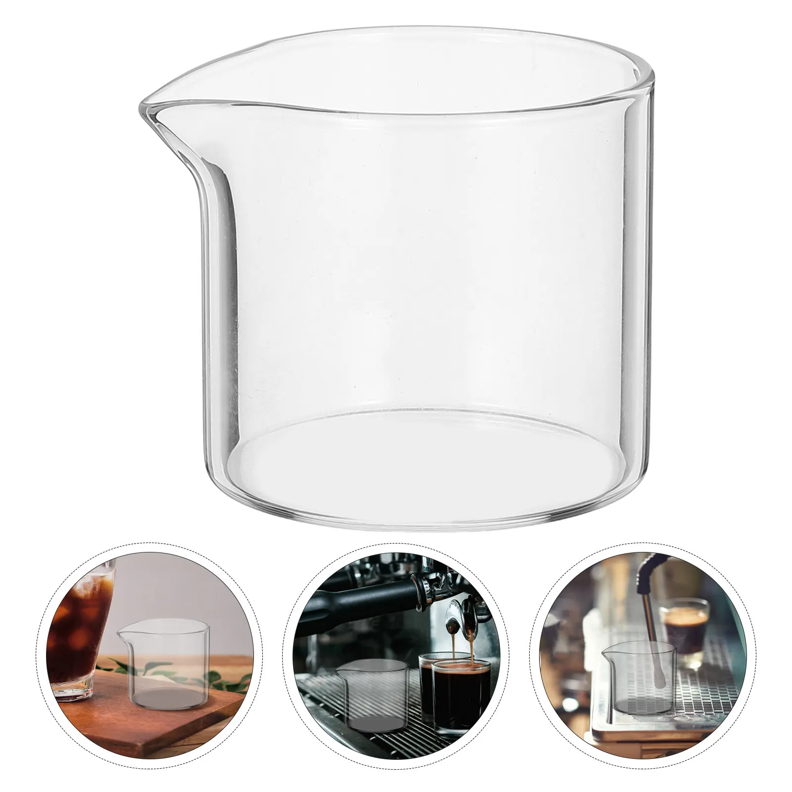 

Набор из 4 прозрачных стеклянных кувшинов для молока, маленькие кувшины для кофе и молока, мини-кувшины для сиропа, дозаторы для соусов для кафе и ресторанов