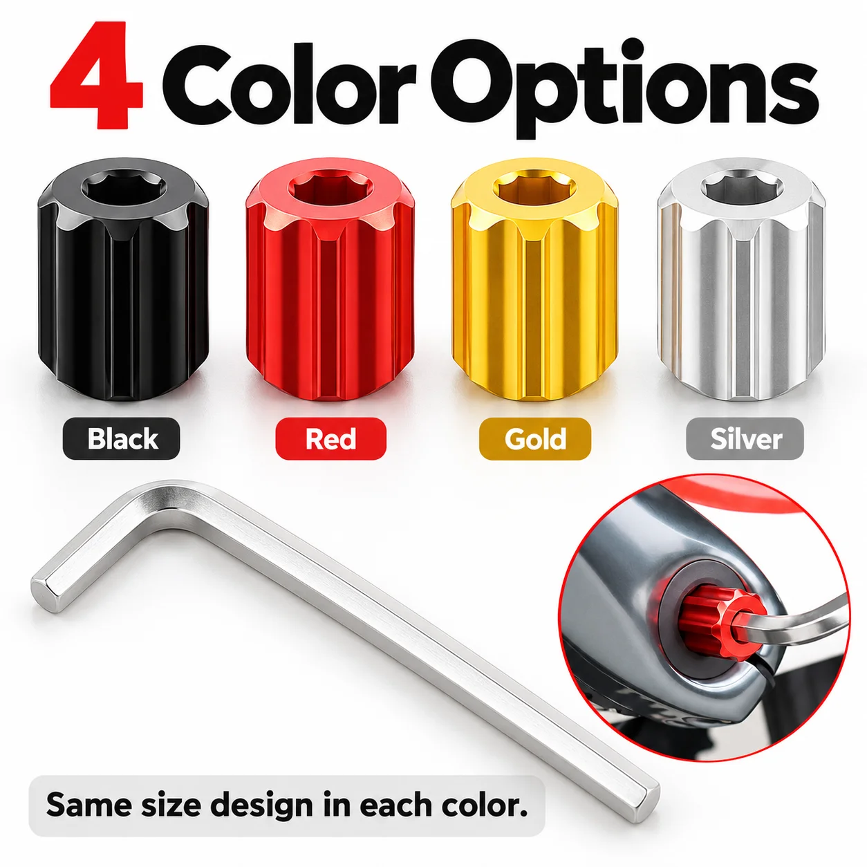 1PCS Crank Arm Dust Cap Remover Wrench MTB Road Bike Hollow Crankset Bolt Screw Removing Installation Tool Bicycle Repair Tools