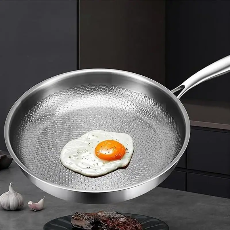 

Customizable High-end alloy household uncoated steak Pancake frying non-stickgas stove titanium pan