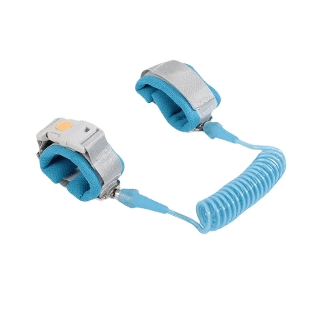 

Детская тяговая веревка из стальной проволоки, регулируемая дышащая анти-потерянная повязка на запястье, мягкая удобная детская ремни, детская коляска