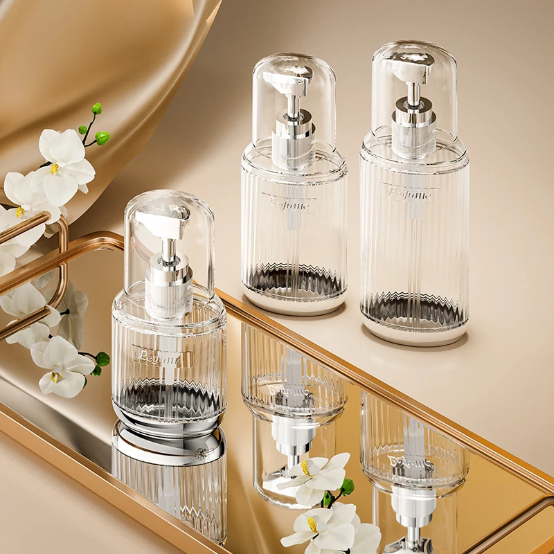 Dispensador de sabão líquido 60/90/120ml, bomba vazia, recarregável, para banheiro, shampoo, recipiente líquido, decoração