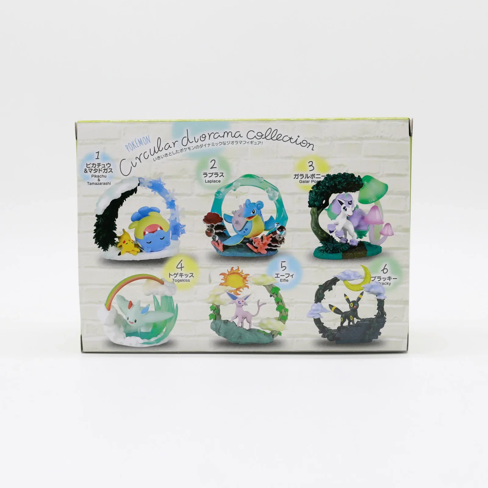 Pokemon Miniature Circular Diorama Collection Blind Box Espeon Umbreon Togekiss Lapras Spheal Ponyta Pikachu Ornaments Toys view 4