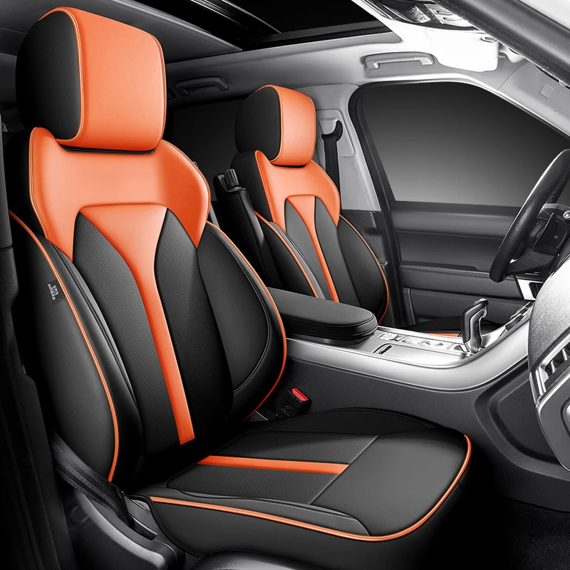 

Luxury Leather Car Seat Covers Full Set For subaru forester 2008~2012 Women Waterproof Custom Interior Accessories