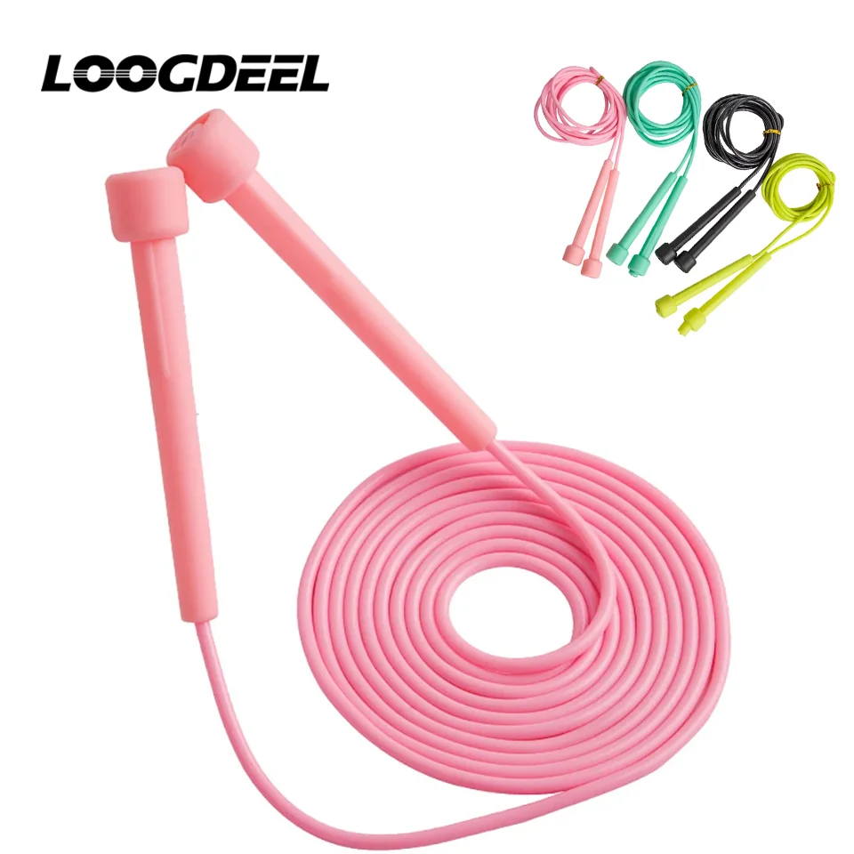 LOOGDEEL Speed Skills Skipping Rope Adult Jump Rope Weight Loss Children Sport Portable Fitness Equipment Professional Jump Rope