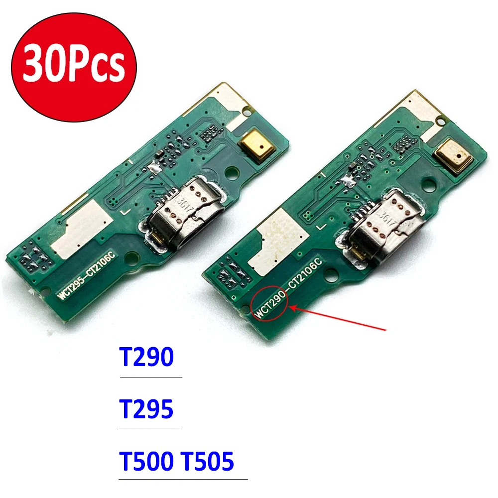 

30 шт., протестировано для Samsung Tab A 8.0 2019 SM-T290 T290 T295 USB-порт для зарядки, док-станция, разъем, разъем для зарядки, гибкая плата