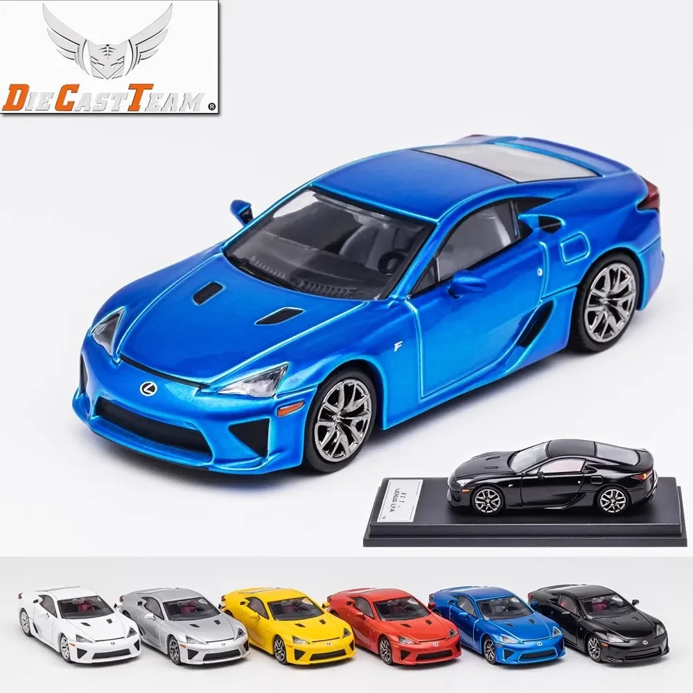 

Спортивный автомобиль DCT 1/64 Lexus LFA, металлическая модель из сплава под давлением, Детские Рождественские подарочные игрушки для мальчиков