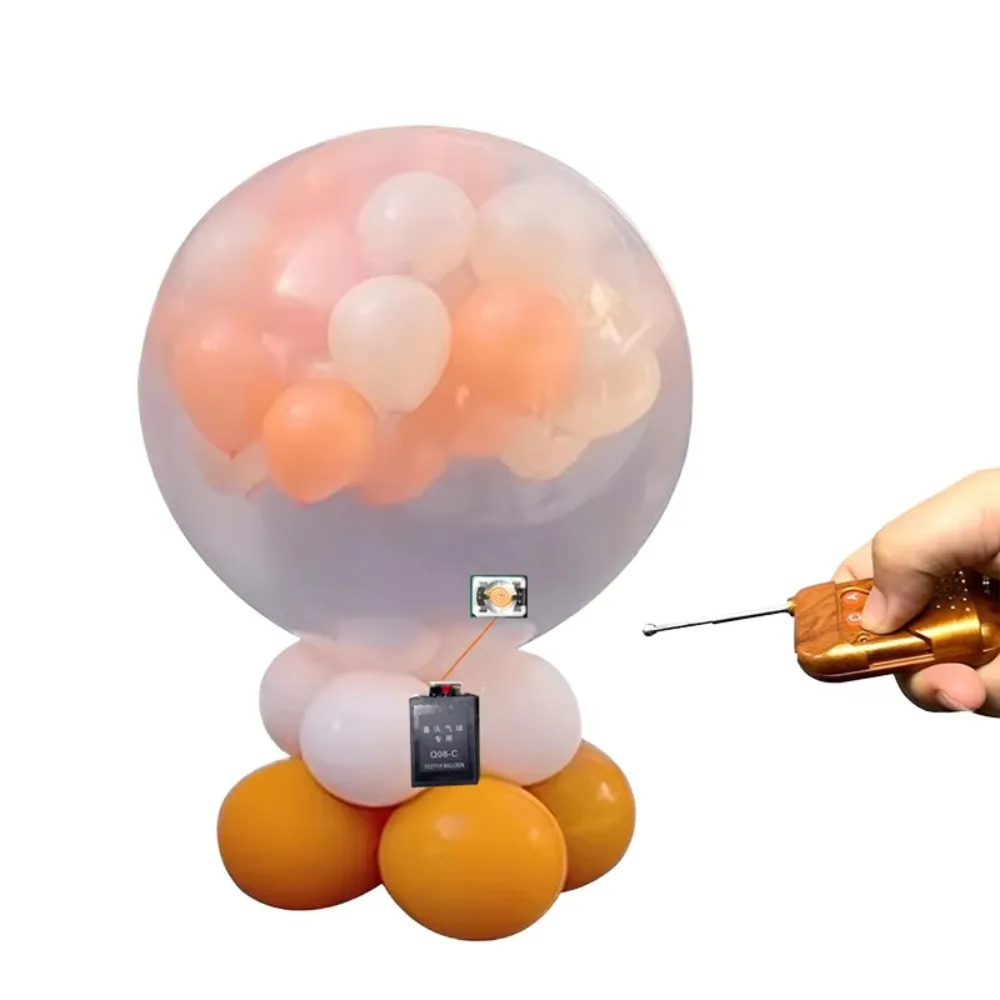 Remote Control Balloon Blaster Machine With   Balloon Suffing Machine for Bride Wedding Decorations