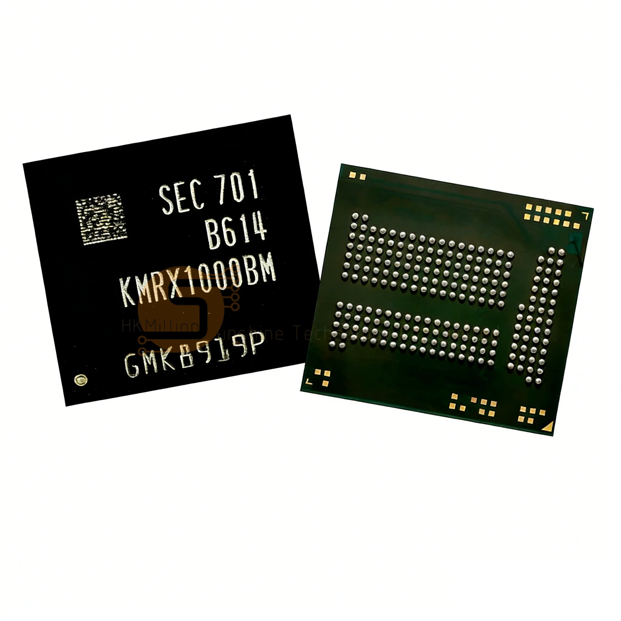 

KMRX1000BM-B614 EMCP EMMC5.1+LPDDR3 32+3G BGA221 Чип памяти, новый и оригинальный