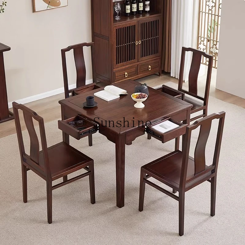

New Chinese Solid Wood Eight Immortals Square Table Modern Simple Household Square Table