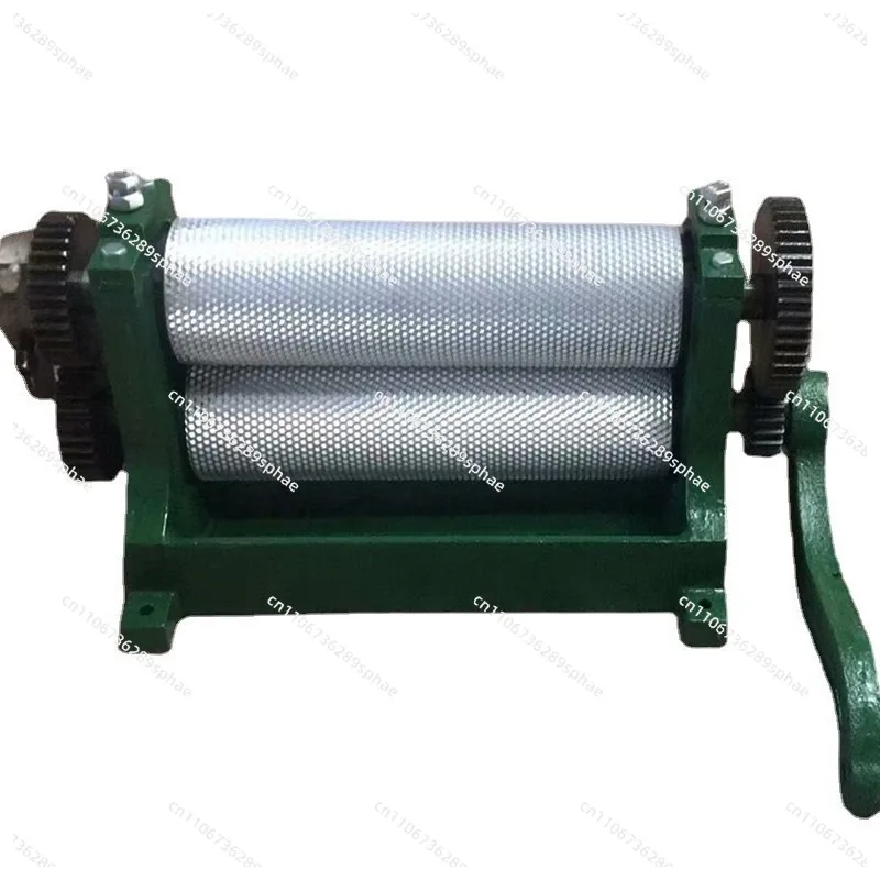 1PC Manual Honeycomb Embossing Machine Aluminum Alloy Bee Bee Special Beeswax Foundation Sheet Press Roller Machine