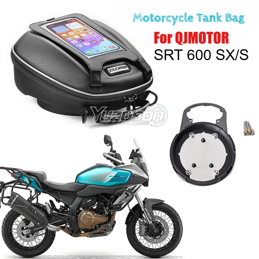 For QJMOTOR SRT 600 SX/S SRT 600 S SX SRT600SX Motorcycle Tank Bag Fuel Tank Luggage Quick Lock Waterproof Backpack Accessories