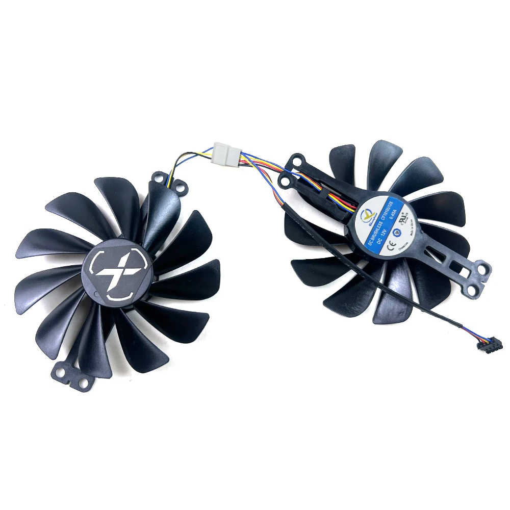 Вентилятор охлаждения CF1010U12S FDC10U12S9-C SWFT 210 RX6600 6600XT Вентилятор видеокарты для XFX Radeon RX 6600 XT Вентилятор игровой видеокарты