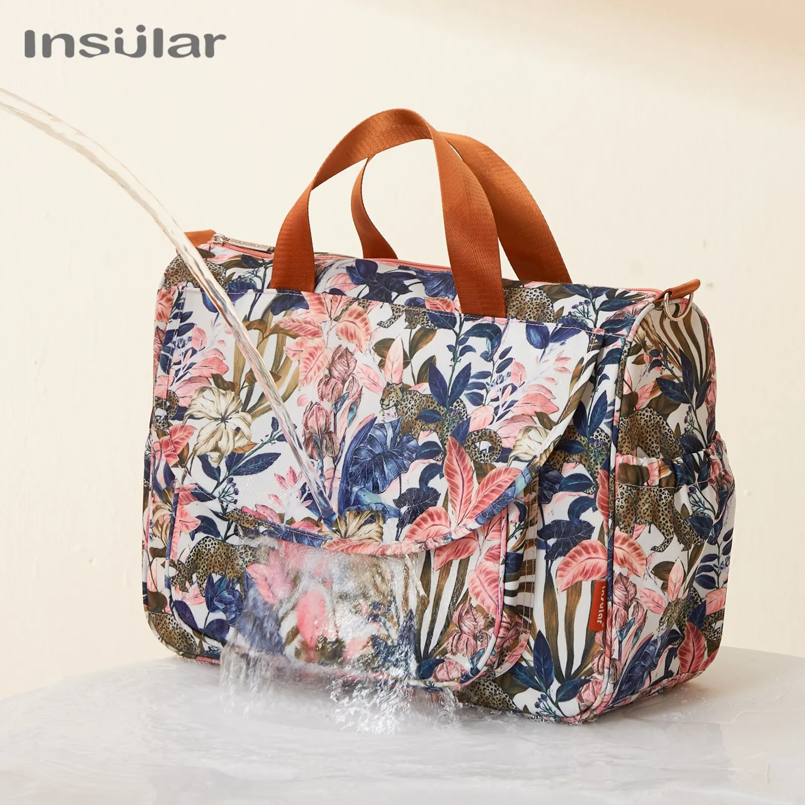 Insular Brand Large Capacity Diaper Stroller Bag Waterproof Mummy Maternity Nappy Travel Bag Baby Nursing Multifunction Tote Bag