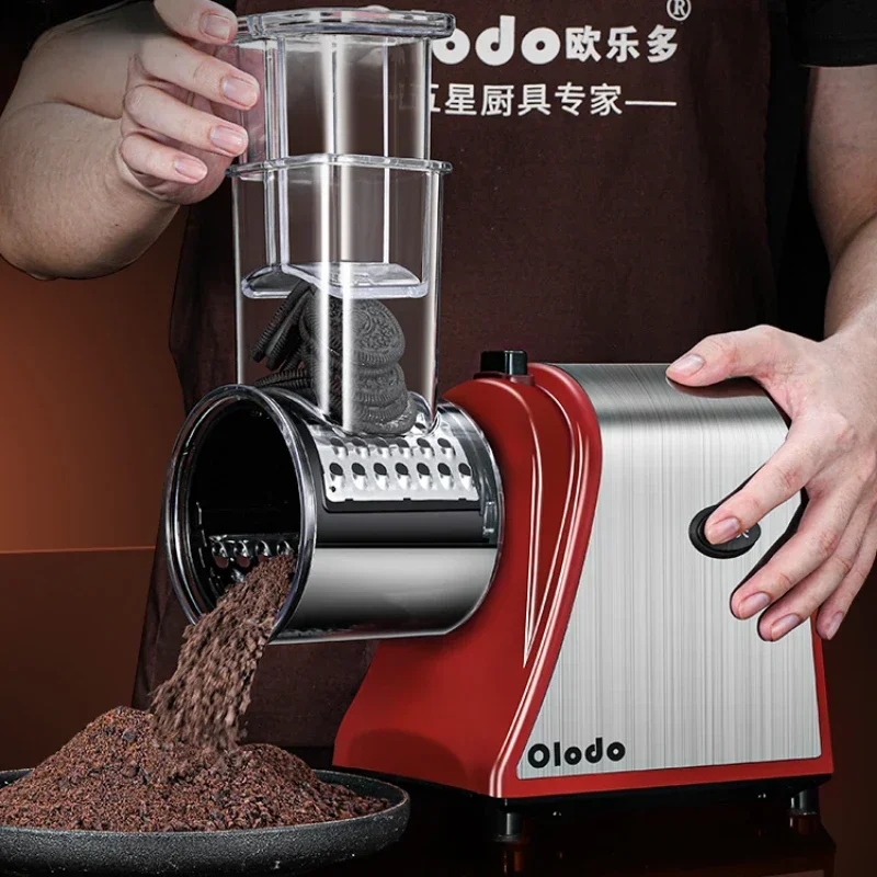 เครื่องหั่นที่ตัดผักไฟฟ้าอเนกประสงค์สำหรับบ้านขนาดเล็กเครื่องหั่นเชิงพาณิชย์เครื่องใช้ในครัว