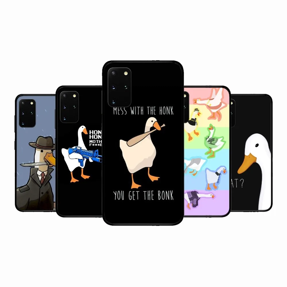 Duck Untitled Goose Game Phone Case For Samsung S 9 10 20 21 22 23 30 23plus Lite Ultra FE S10lite Fundas