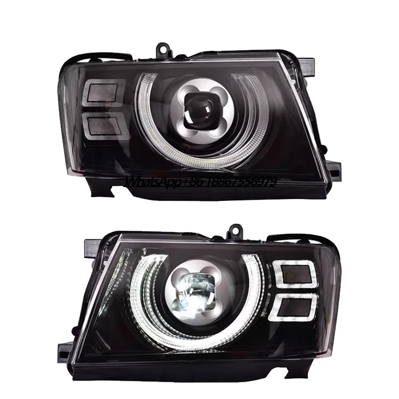 

For Nissan Patrol Y61 Headlights 2005 2021 Car accessories Front Head Lights Lamp Upgrade Plug And Play LED Headlamp
