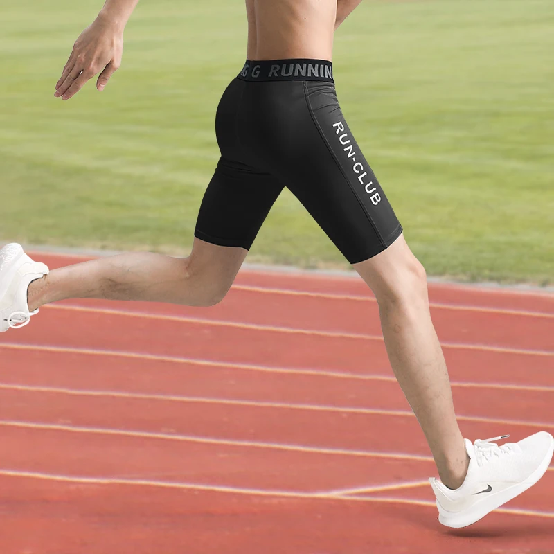 

Marathon Running Compression Pants Men's Summer Shorts Professional Track and Field Training Quick-drying Tight-fitting Exercise