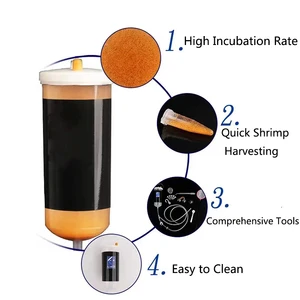 250/500ml水族館ブラインシュリンプインキュベーターアルテミアプロフェッショナル効率的なシンプルな操作ハッチングバケットハッチツールキット 12ベストセールスブラインシュリンプハッチャー-2