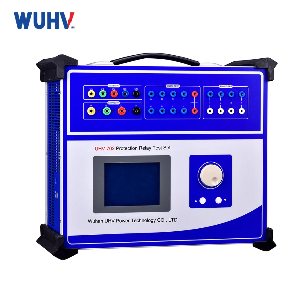 UHV-702 UHV Microcomputer Control Relay Tester Portable Electric Three Phase Protection Relay System Tester Price