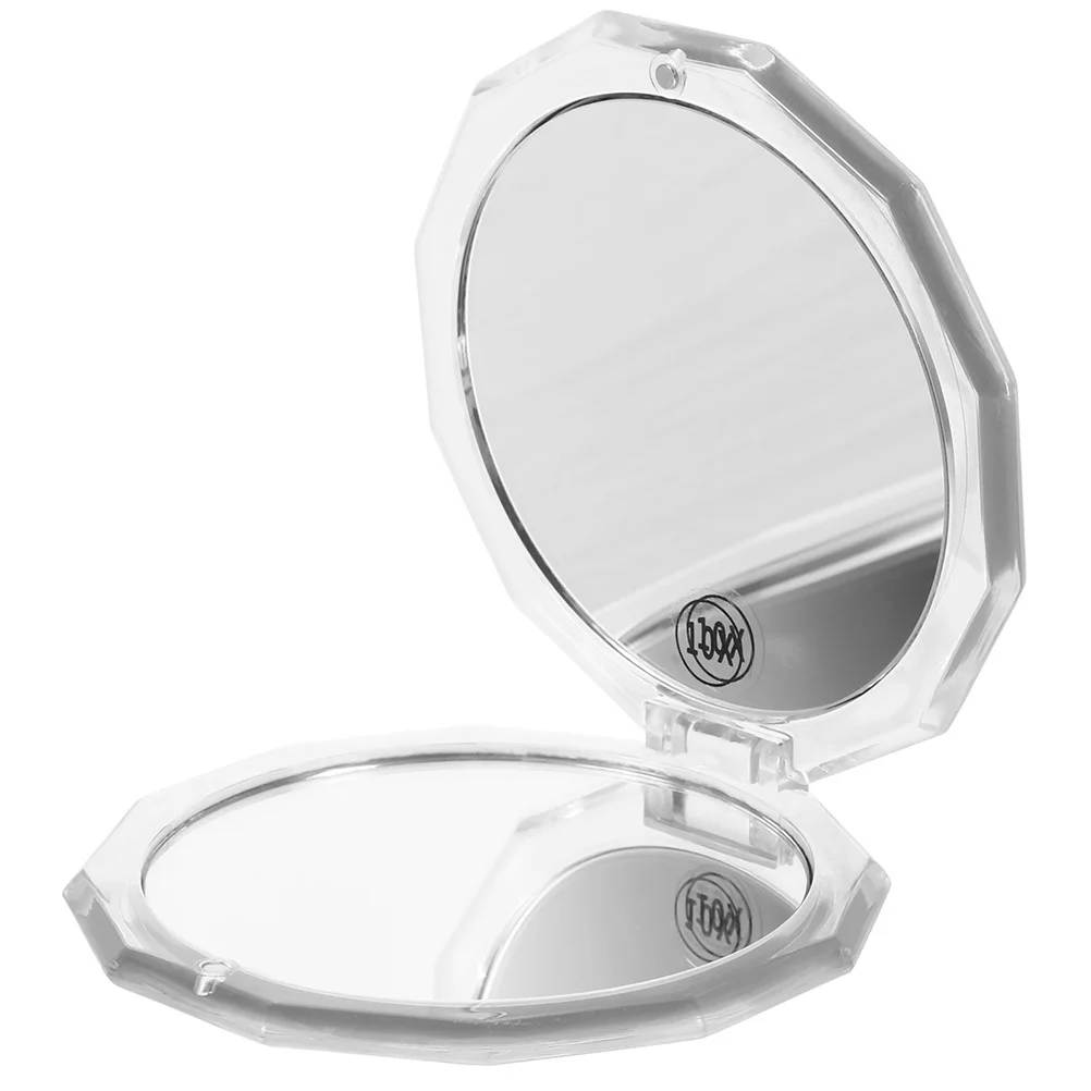 Foldable Makeup Mirror Portable Small Pocket Travel Magnifying Mirror for Women Girls Lightweight Compact Hand Mirrors