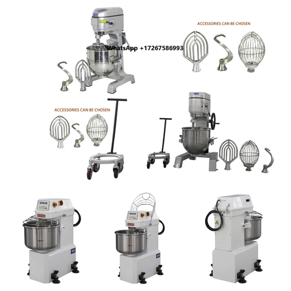 Machines Can Work 15-20 Year Electric	20L 40L 60L 12.5kg 25kg 50kg 75kg Spiral Dough Mixer for Retailer Distributor Canteen