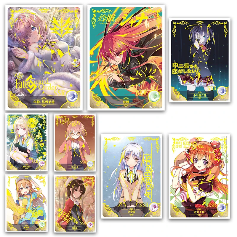 

Anime Goddess Story Early Spring Mash Kyrielight Shiina Mashiro Sakurachiyo Ssr Card Game Collection Rare Boys Birthday Gifts