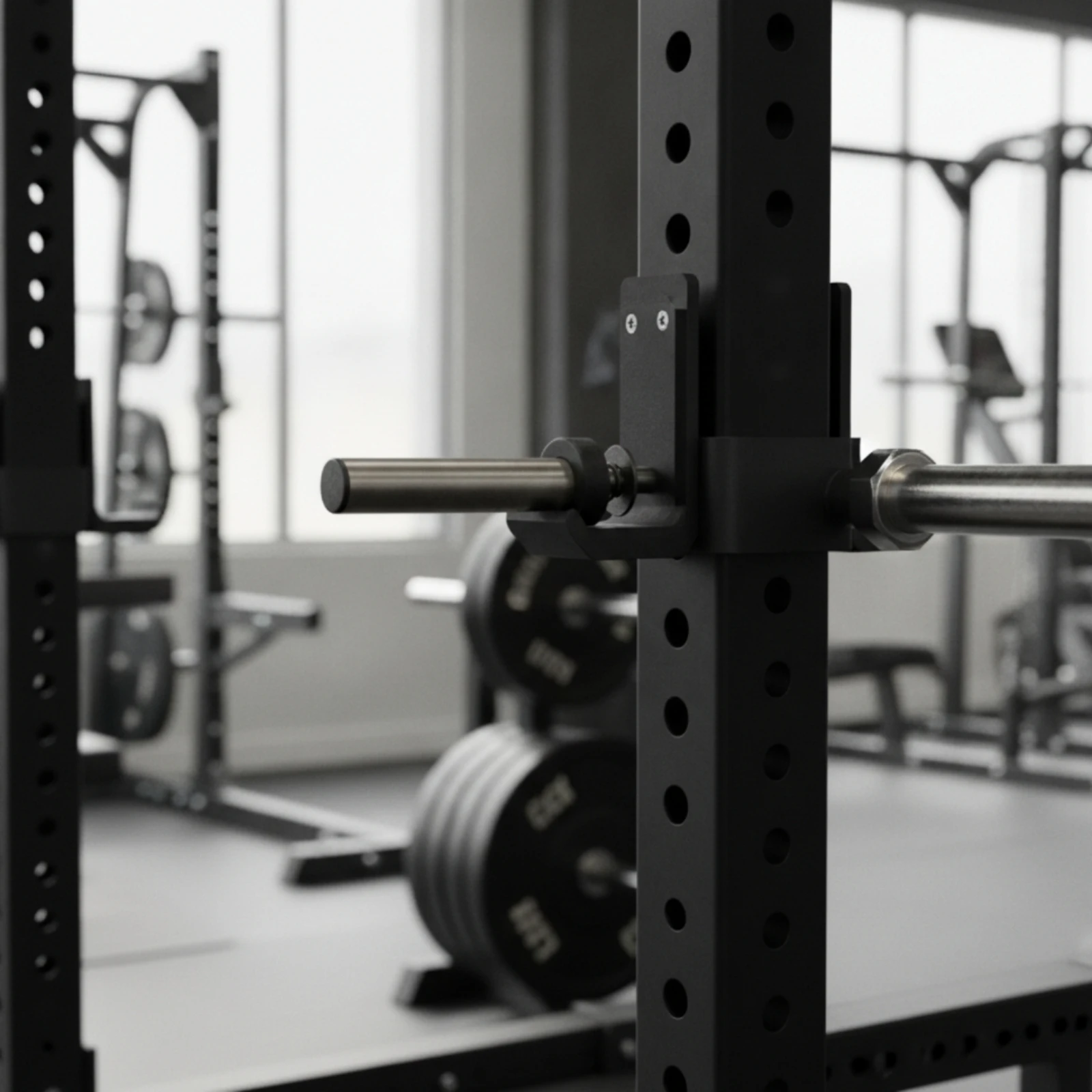 Heavy Duty Rack Compatible Weight Pin with Threaded End Hardware Loading Pin for Home Gym Storage