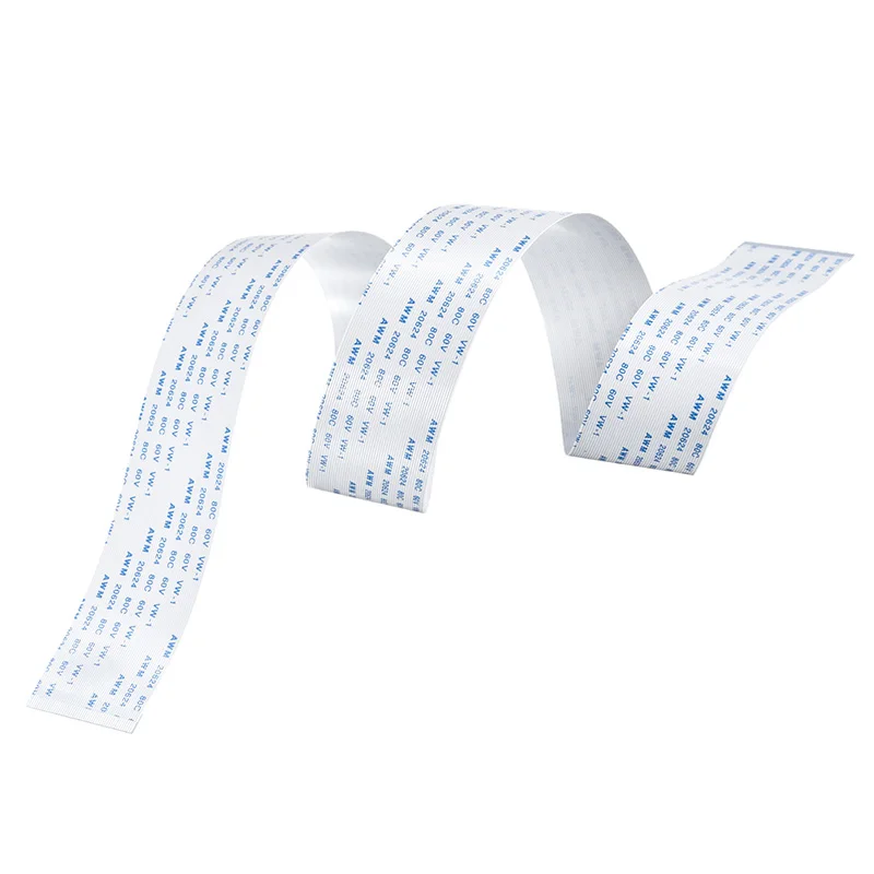 5pcs 34/36/40/45/50/54/60/68 Pins FFC FPC Flat Flexible Cable Cord Pitch 0.5mm Connection Line for LCD Laptop