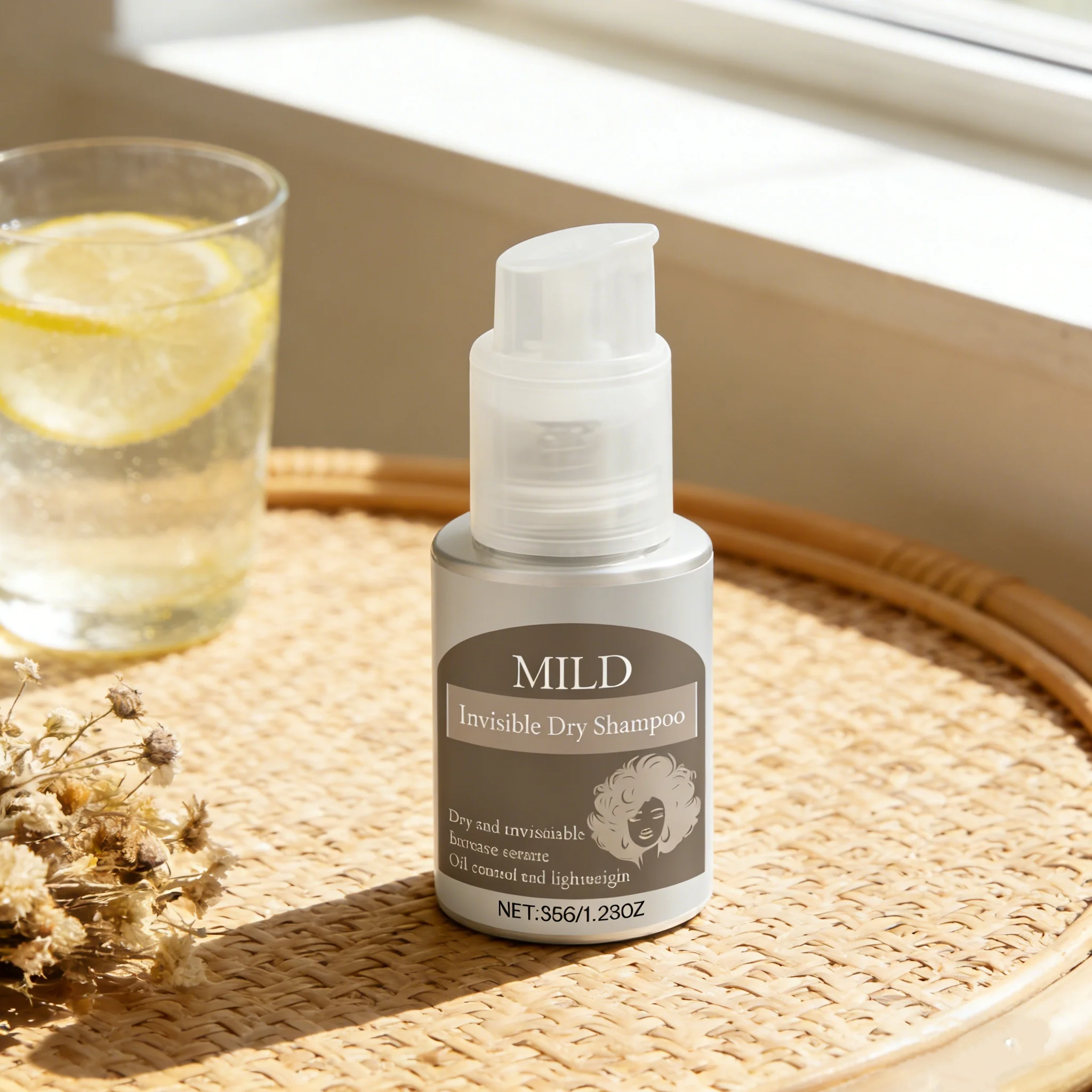 Wash Free Hair Powder Spray Lasting Styling No Wash Oil Controls Finishing Without Residue All-Round Care Hair No-Rinse Sprays