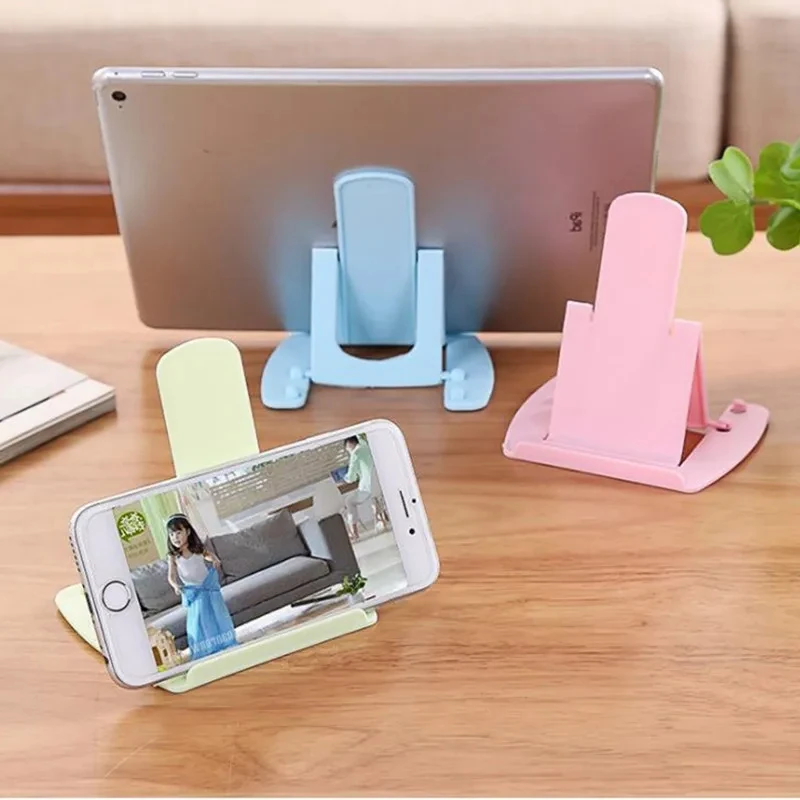 Mobile Phone Holder Mini Portable Stand for Video Cooking Instructions Removable Adjustable Shelf Storage Rack