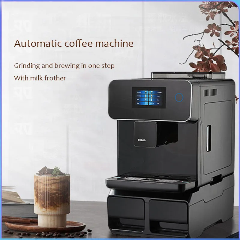 220V Kommerzielle Kaffeemaschine mit Schleiffunktion Vollautomatische Espressomaschine Cafe Americano Milchschaum Forthing