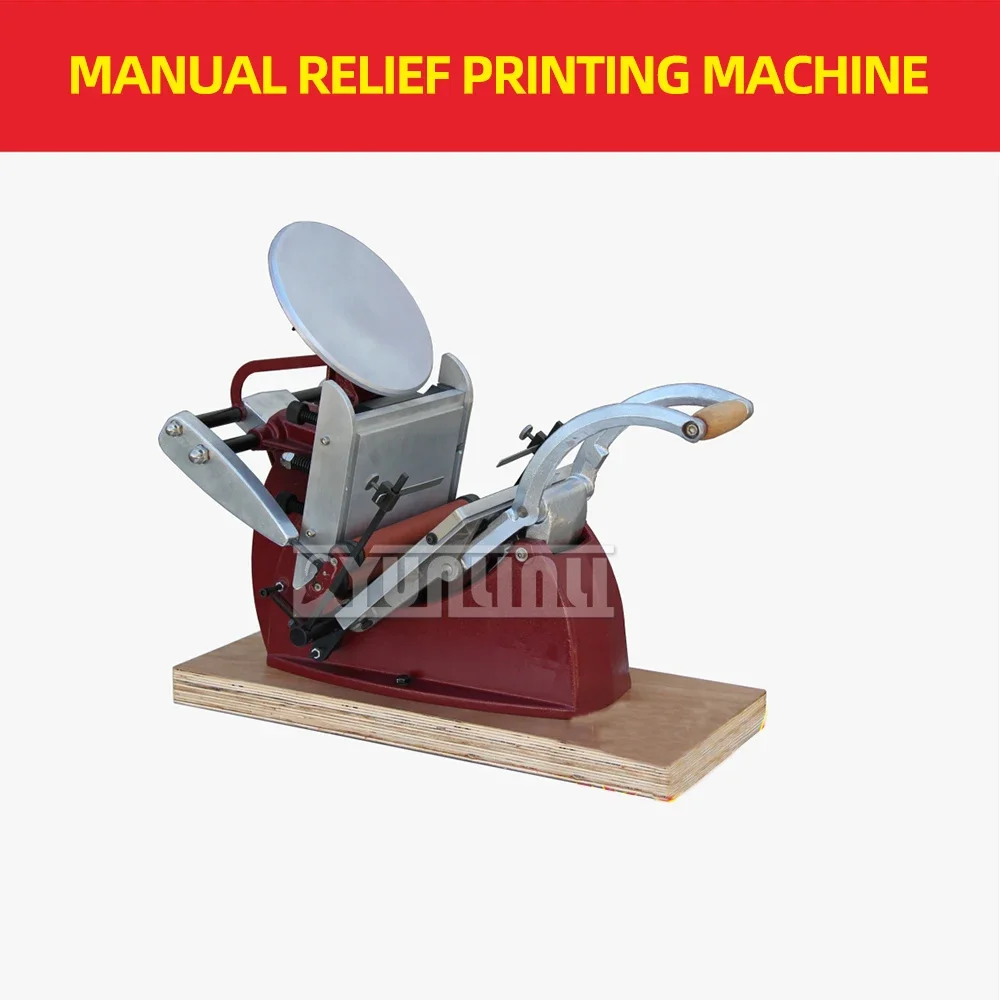 

Manual Letterpress Disc Printing Machine Movable Type Printing Handmade Letterpress Cards Printer Retro Printing Press