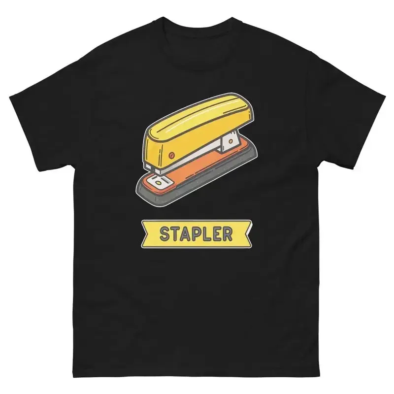 Stapler School Classroom Object Office Teacher T Shirt