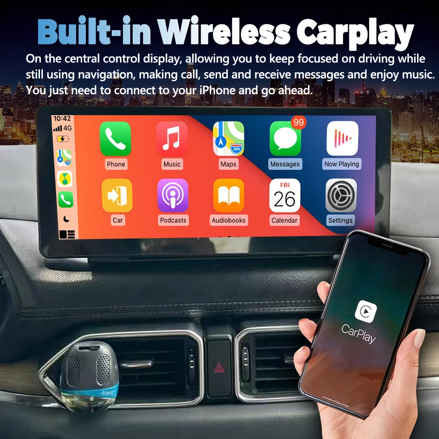 راديو السيارة أندرويد 14 لمازدا CX5 CX-5 CX 5 2016 2017- 2023 Autoradio GPS مشغل فيديو الوسائط المتعددة الملاحة ستيريو 4G CarPlay #6