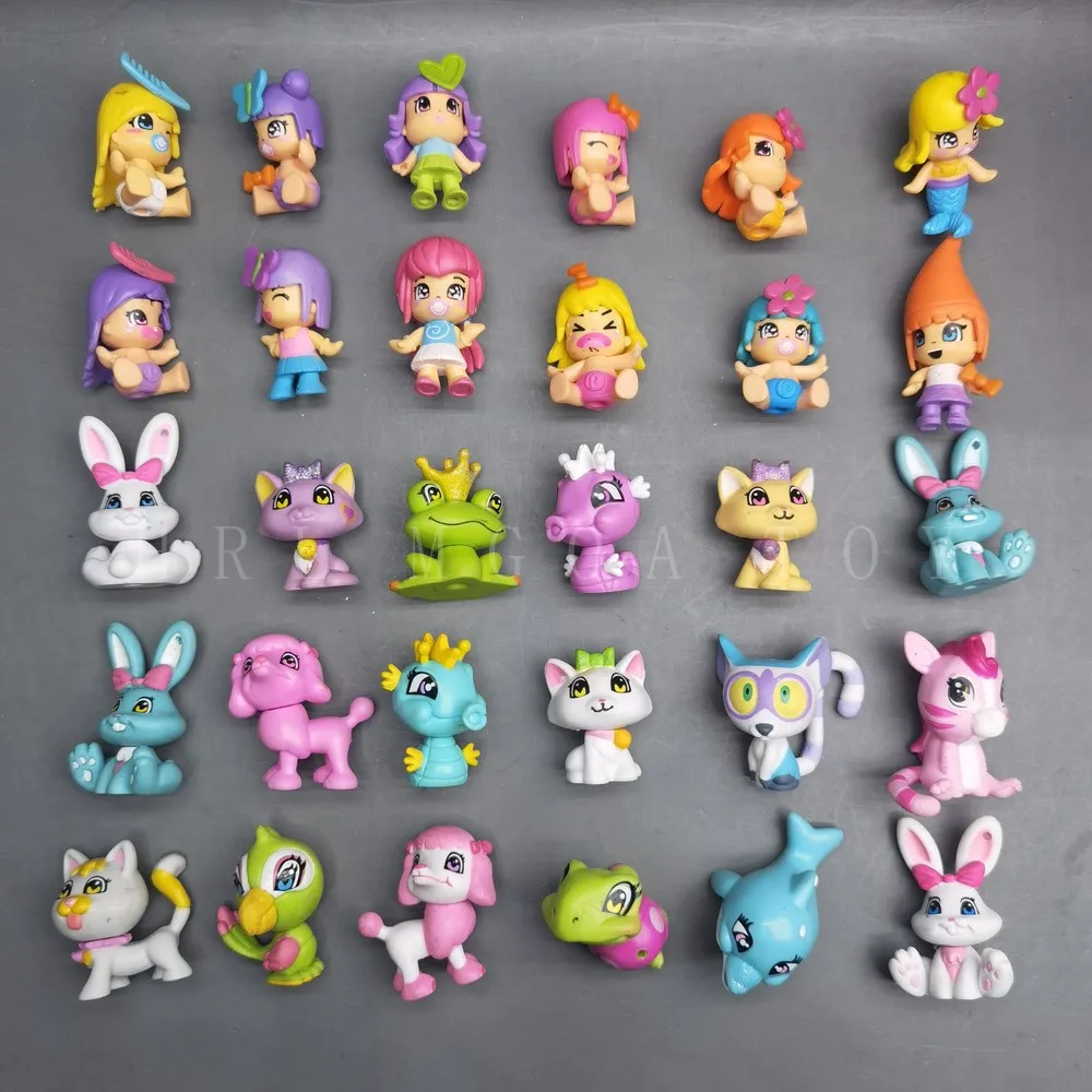 Oryginalny 2 sztuk/5 sztuk/10 sztuk/20 sztuk/zestaw Famosa dwustronna osoba lalka Pet DIY dom dla dzieci dziewczyny prezenty zabawki