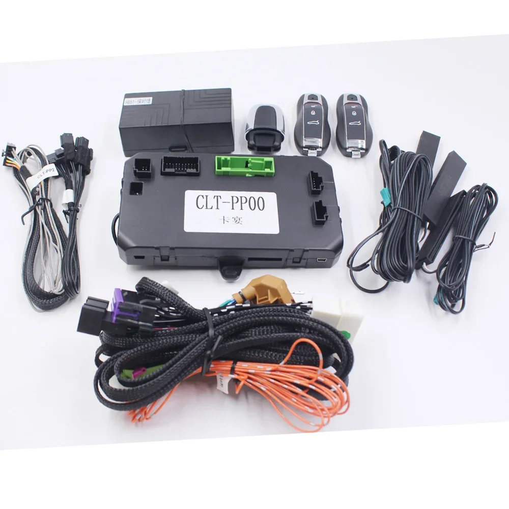 For Porsche Cayenne/MACAN/ add one push button start stop system mobile phone APP Control   and PKE Keyless Entry