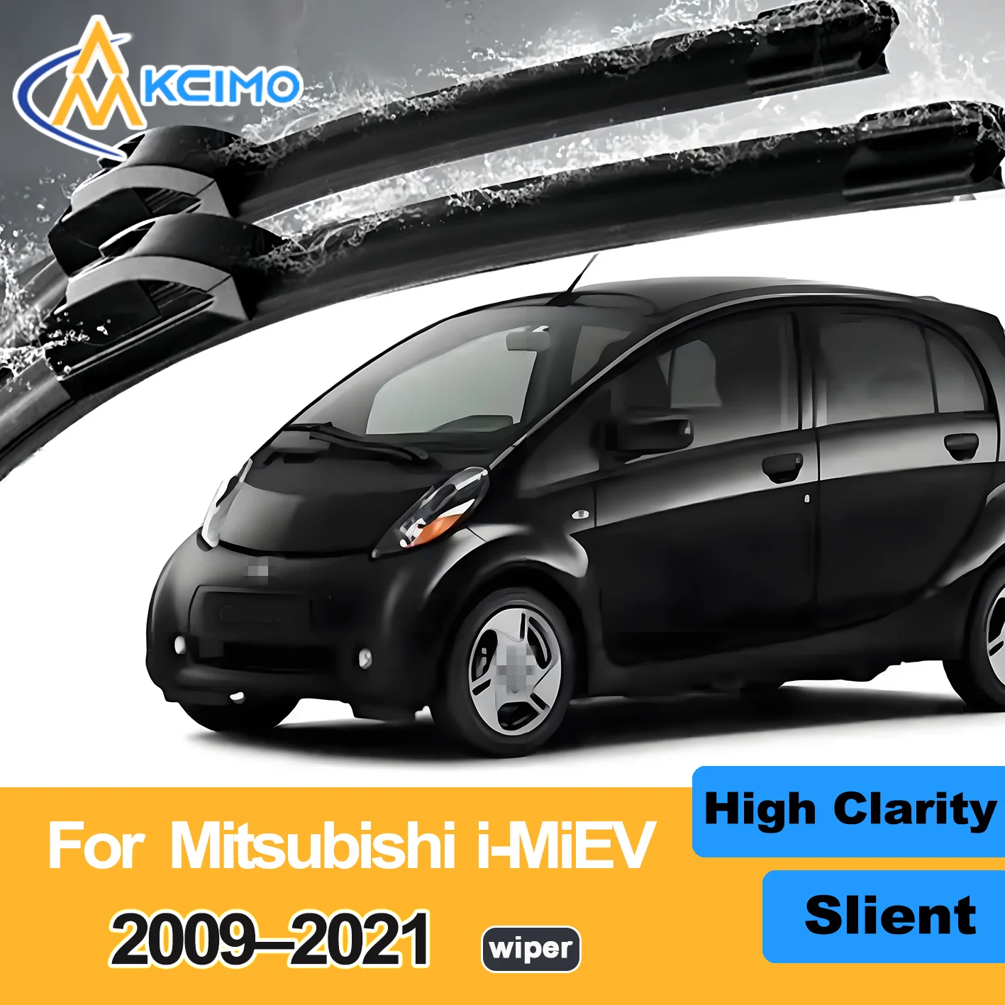 

2PCS New Wiper Blades for Mitsubishi i-MiEV 2009-2021 Peugeot iOn (Europe) Citroën C-Zero (Europe) Mitsuoka Like Front Windshiel
