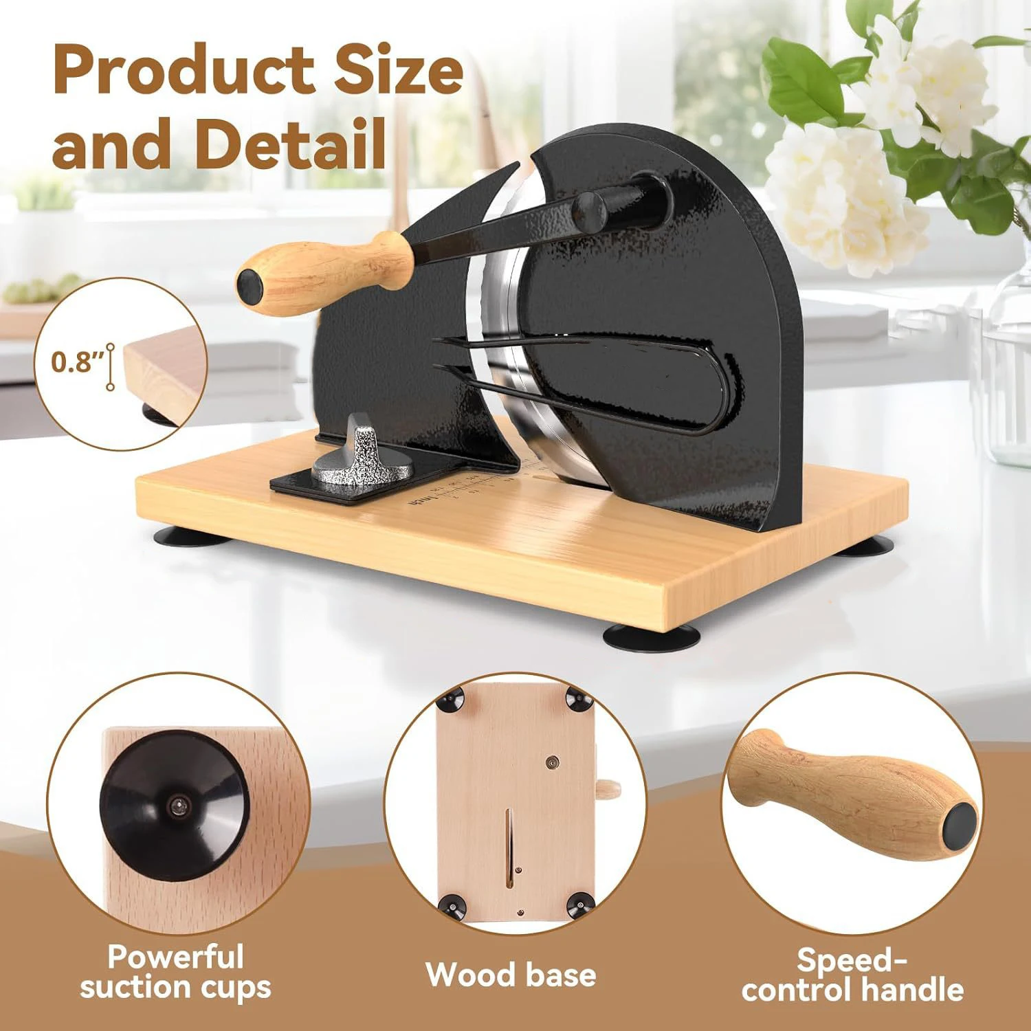 Cortadora de pan manual comerc - Commercial Bread Slicer reseña y precio